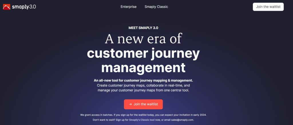 Smaply customer journey mapping software