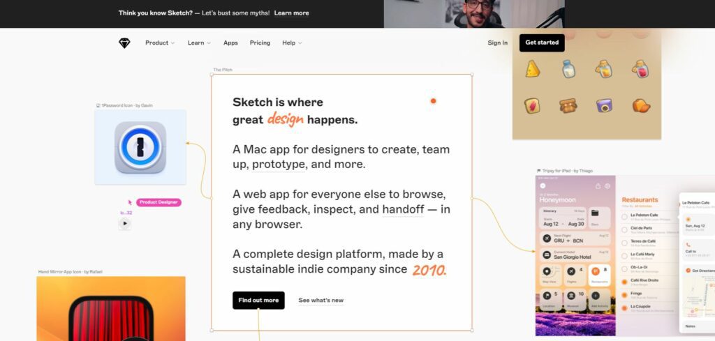 Sketch customer journey mapping software